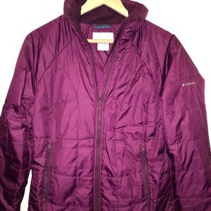 Columbia interchange 3 in 1 puffer/raincoat/combo